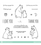 Mama Elephant BEAR HUGS stamps